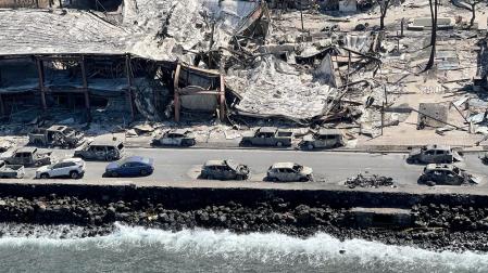 El impresionante reguero de destrucción que han dejado los incendios a su paso