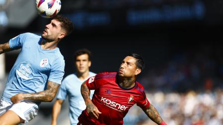 El Chimy Ávila, junto a Unai Núñez en el partido de este domingo