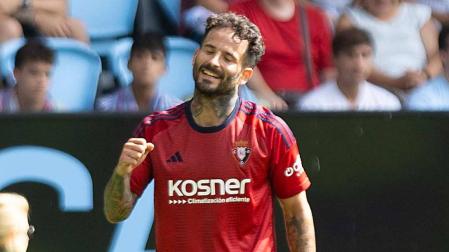 Rubén García, en el partido contra el Celta
