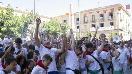 Fotos del inicio de las fiestas de Tafalla./