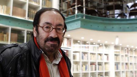 Patxi Zudaire, en la sede de la calle Zapatería, en 2013