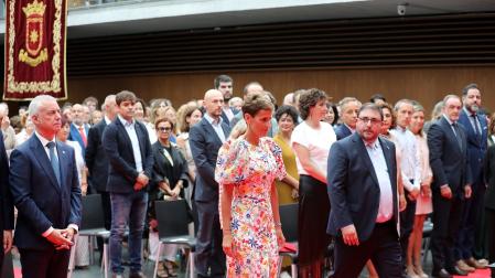 Acto de toma de posesión de María Chivite como presidenta de la Comunidad foral.