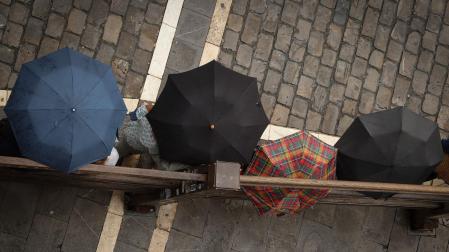 Lluvia en Pamplona