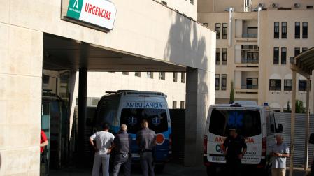 Zona de urgencias del Hospital comarcal Santa Ana de Motril donde fue ingresada Ángeles Béjar