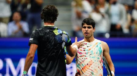 Carlos Alcaraz vence a Lloyd Harris en el US Open