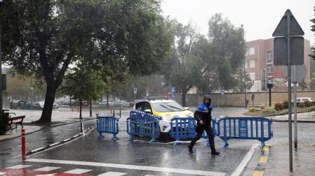 Fotos de llegada de la DANA a Navarra, donde las tormentas han dejado cifras de récord.