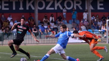 Un partido del Beti Kozkor anterior en el campo de Lekunberri