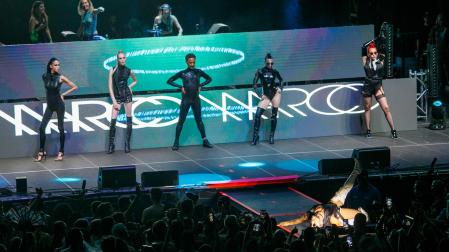Momento del desfile de Marco Marco en Nueva York