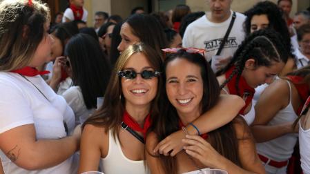 Fotos del cohete e inicio de las fiestas de Sangüesa