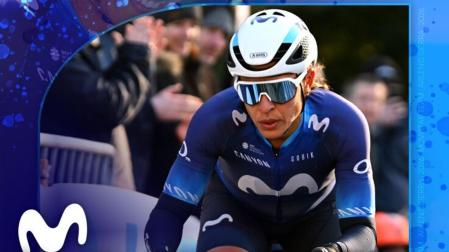 Anuncio del Movistar Team de la renovación de Arlenis Sierra