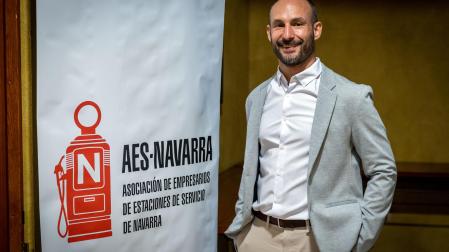 Jon Villares Echaide, presidente de la Asociación de Empresarios de Estaciones de Servicio de Navarra