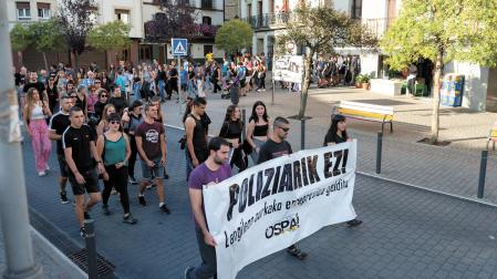 Marcha dentro de los actos del ‘Ospa Eguna’ que tuvo lugar el 3 de septiembre del año pasado en Alsasua