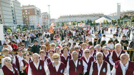 Celebración en el inicio de las fiestas patronales 2023 en Ansoáin