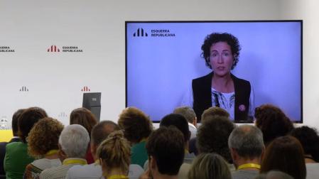 La secretaria general de ERC, Marta Rovira, participa en el Consell Nacional de ERC