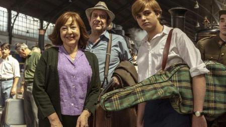 Un fotograma de la película 'La voz del sol', protagonizada por Karra Elejalde y Carmen Machi, que se grabó en diferentes escenarios de Navarra