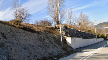 Talud de la calle Martínez de Ubago de Buztintxuri