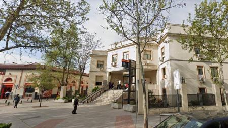 Exterior de la comisaría de la Policía Nacional de Leganés