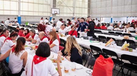 La Comida del Pato en el cubierto del colegio público de Zizur