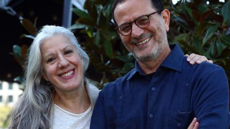 María Pagés, coreógrafa de danza flamenca contemporánea, y El Arbi El Harti, en el MUN