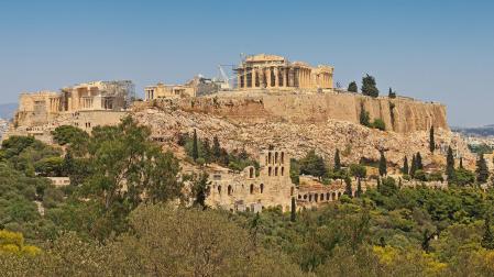 Acrópolis de Atenas.