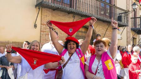 Fotos del cohete de las fiestas de Corella 2023./