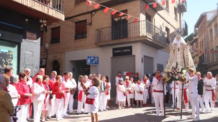 Los auroros cantan a la Virgen de la Merced en Corella