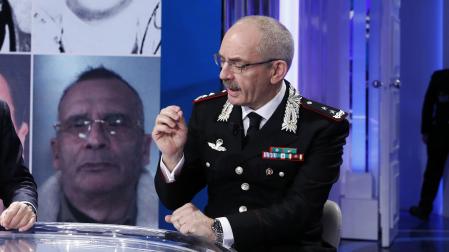 Un general de los carabinieri habla sobre Matteo Messina Denaro en televisión el pasado enero