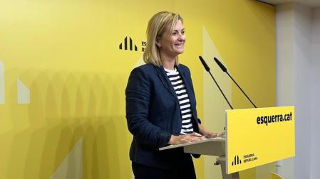 La portavoz de ERC, Raquel Sans