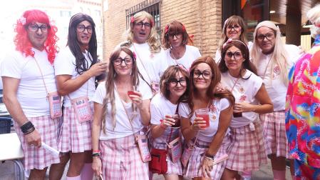 Disfraces en el día de los babyboomers en Corella