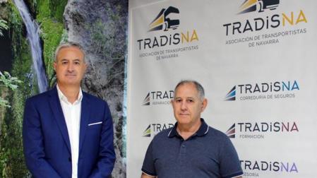 Ignacio Ezcurra, gerente de Tradisna (izda), junto a su vicepresidente, Óscar Bueno (dcha).