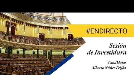 La segunda sesión de investidura, en directo