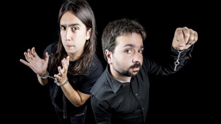 Los magos Tor y Txoborro, esta tarde en Lezáun.