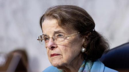 La senadora demócrata Dianne Feinstein