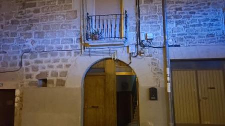 Vivienda de Tafalla en la que se produjo el incendio