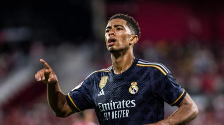 Jude Bellingham, en el último partido de Liga del Real Madrid ante el Girona