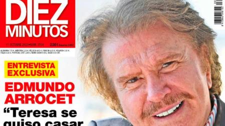 Edmundo Arrocet, en la portada de 'Diez Minutos', que publica una entrevista en exclusiva con el humorista
