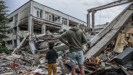 Casi 50 muertos tras un nuevo ataque ruso sobre la ciudad de Kupiansk, en la región ucraniana de Járkov