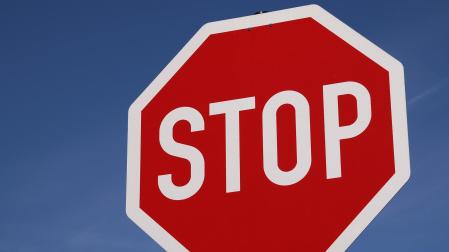 Una señal de STOP