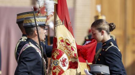 Jura de bandera de la princesa Leonor.