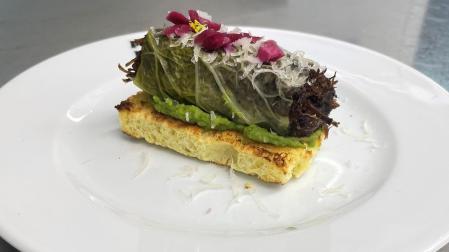 Pintxo 'Ancestros' del cocinero de Estella, Iban Garín