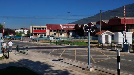 Lugar del atropello.