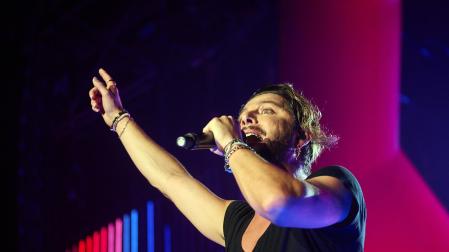 Fotos del concierto de Manuel Carrasco en el Navarra Arena. /