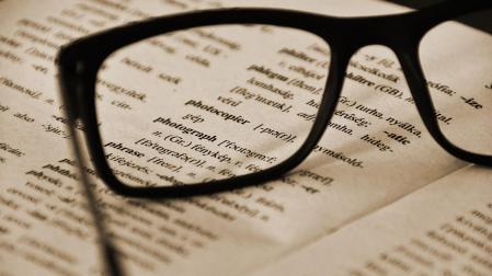 Imagen de archivo de un diccionario inglés