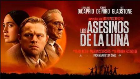 Cartel promocional de ‘Los asesinos de la luna’, protagonizada por Leonardo DiCaprio y Robert De Niro