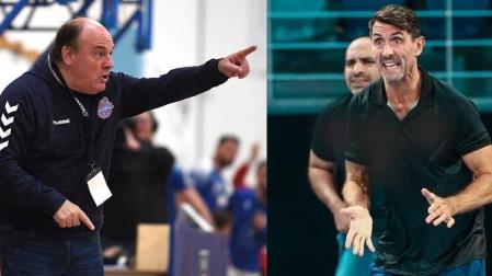 'Zupo' Equísoain y Mateo Garralda, dos entrenadores navarros en la liga italiana de balonmano
