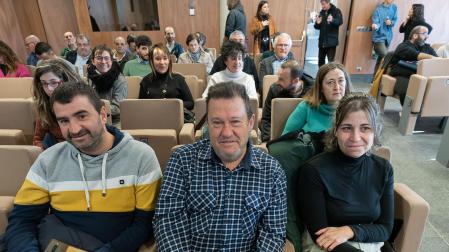 Un acto organizado por Teder durante la pasada legislatura, con presencia de alcaldes de Tierra Estella