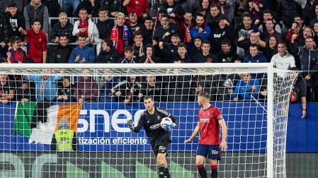 Sergio Herrera, clave en la primera parte contra el Granada