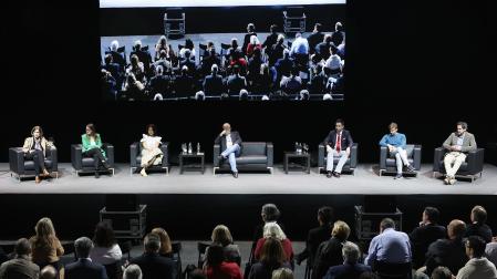 Una imagen de la pasada edición de “El mundo que viene”, celebrada en el Navarra Arena