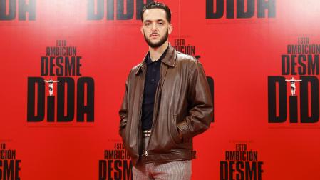 C. Tangana durante la presentación del documental de Movistar Plus, 'Esa ambición desmedida