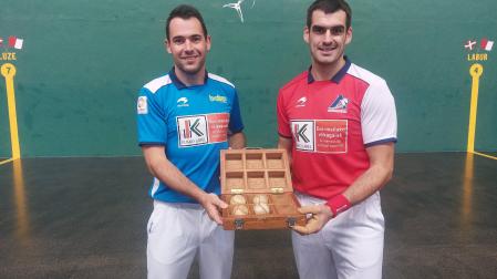 Erik Jaka y Joseba Ezkurdia.